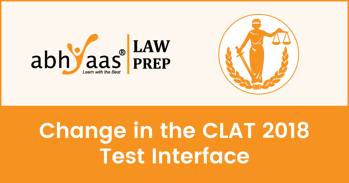 Change in the CLAT 2018 Test Interface