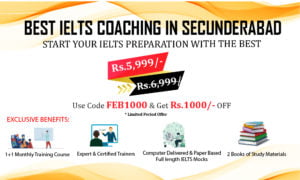 Display it on Google SERP when it search for "IELTS Coaching in Secunderabad"