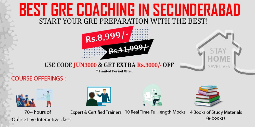Display it on Google SERP when it search for "Best GRE Coaching In Secunderabad"