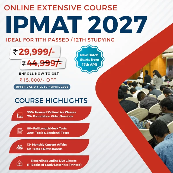 IPMAT Online Extensive Course