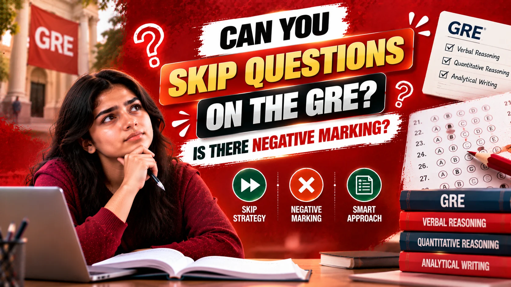 negative marking in GRE